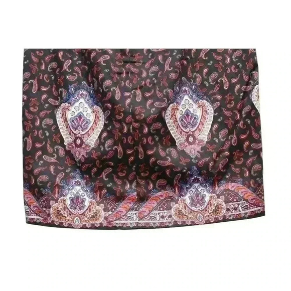 NWT J Crew Pencil Skirt Size 6 Paisley Multicolor Cotton Stretch Career Workwear - Picture 6 of 8